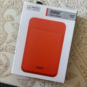 Ridge MagSafe Cardholder in Basecamp Orange